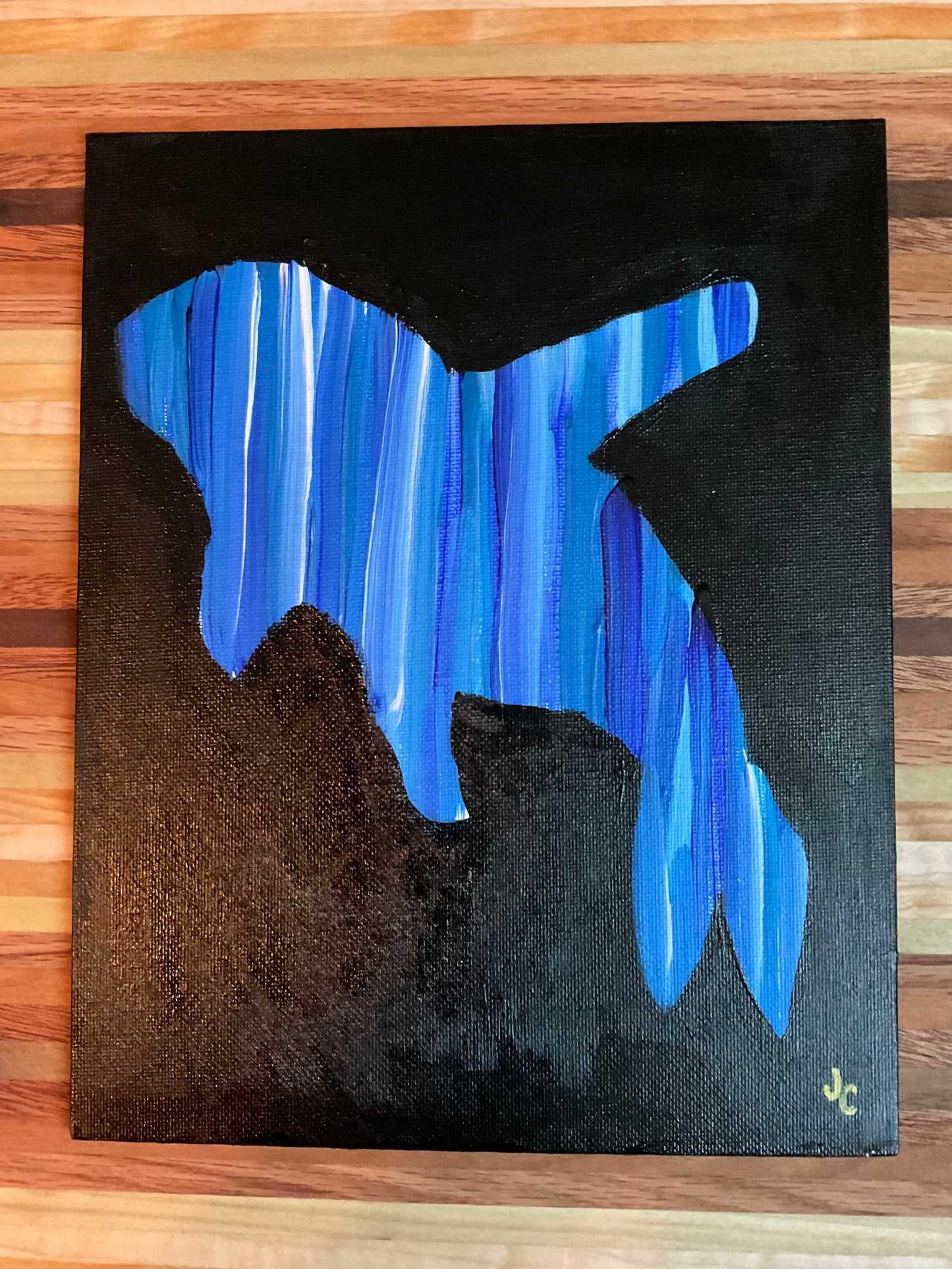 The Orca – Animal Series – Acrylic Painting
