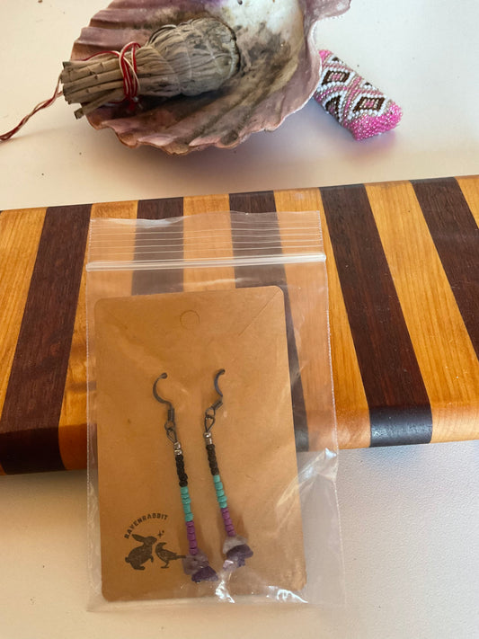 Amethyst Inner Peace Earrings