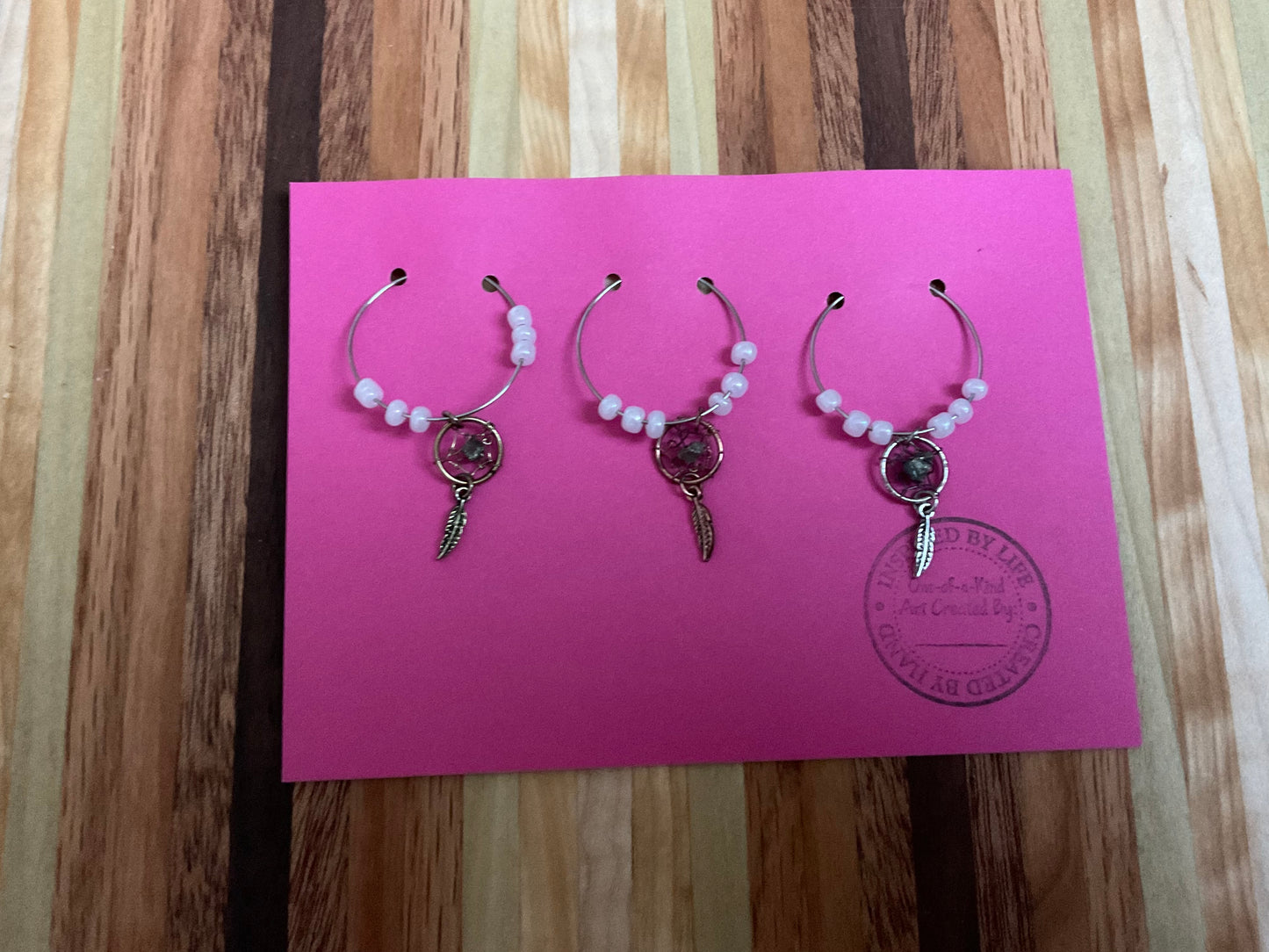 Dream Catcher Wine Charms