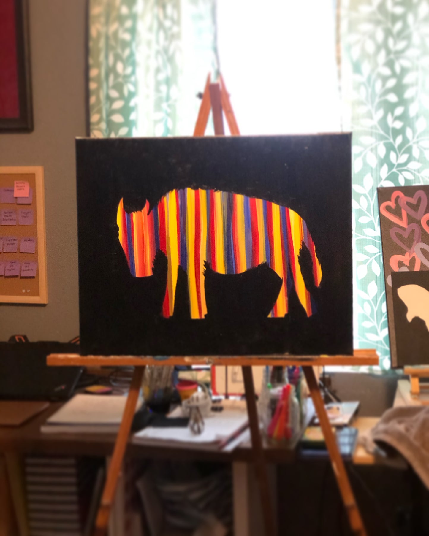 The Bison – Animal Series – Acrylic Painting