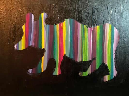 The Bear – Animal Series – Acrylic Painting