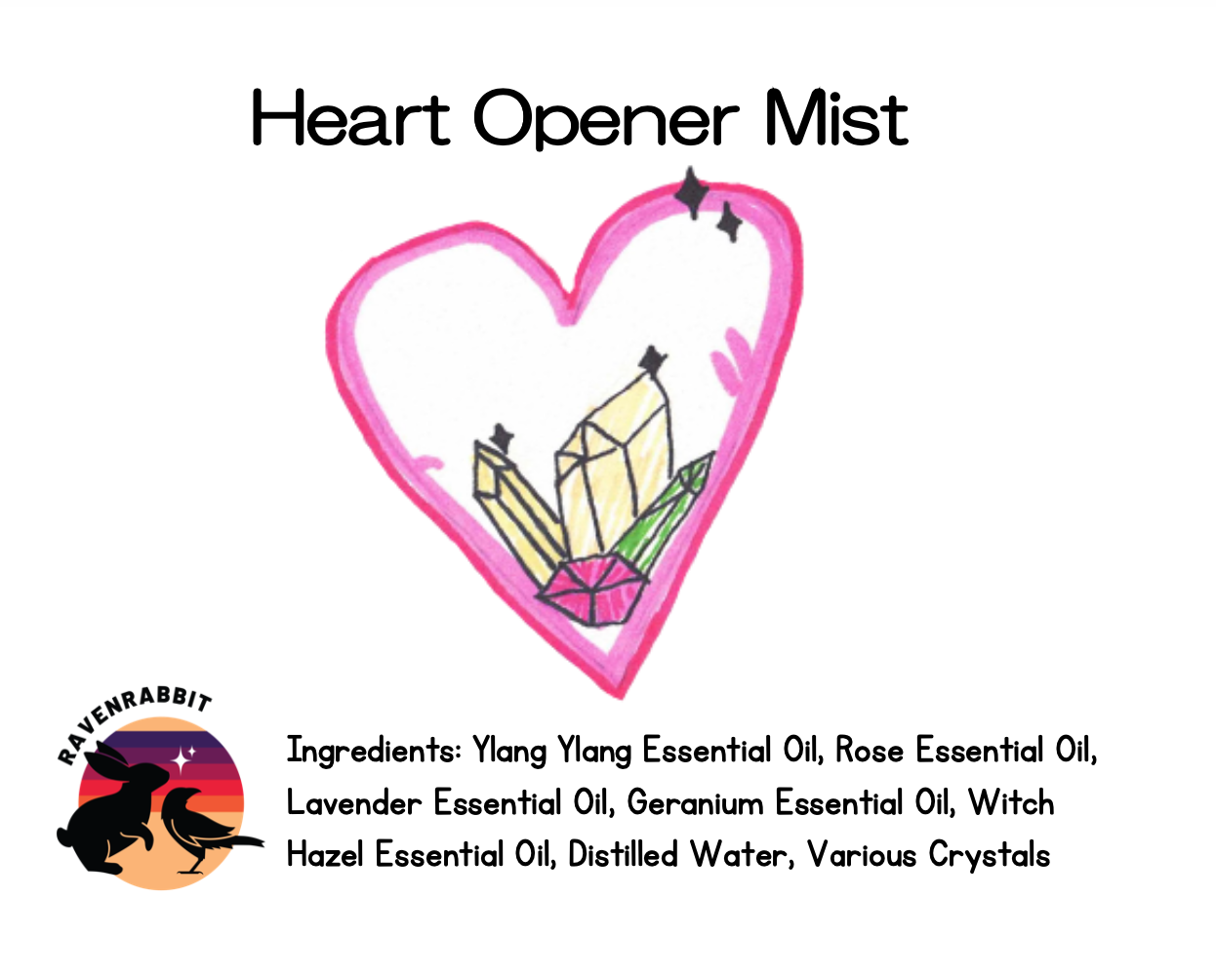 Heart Opener Mist (Crystal Infused)