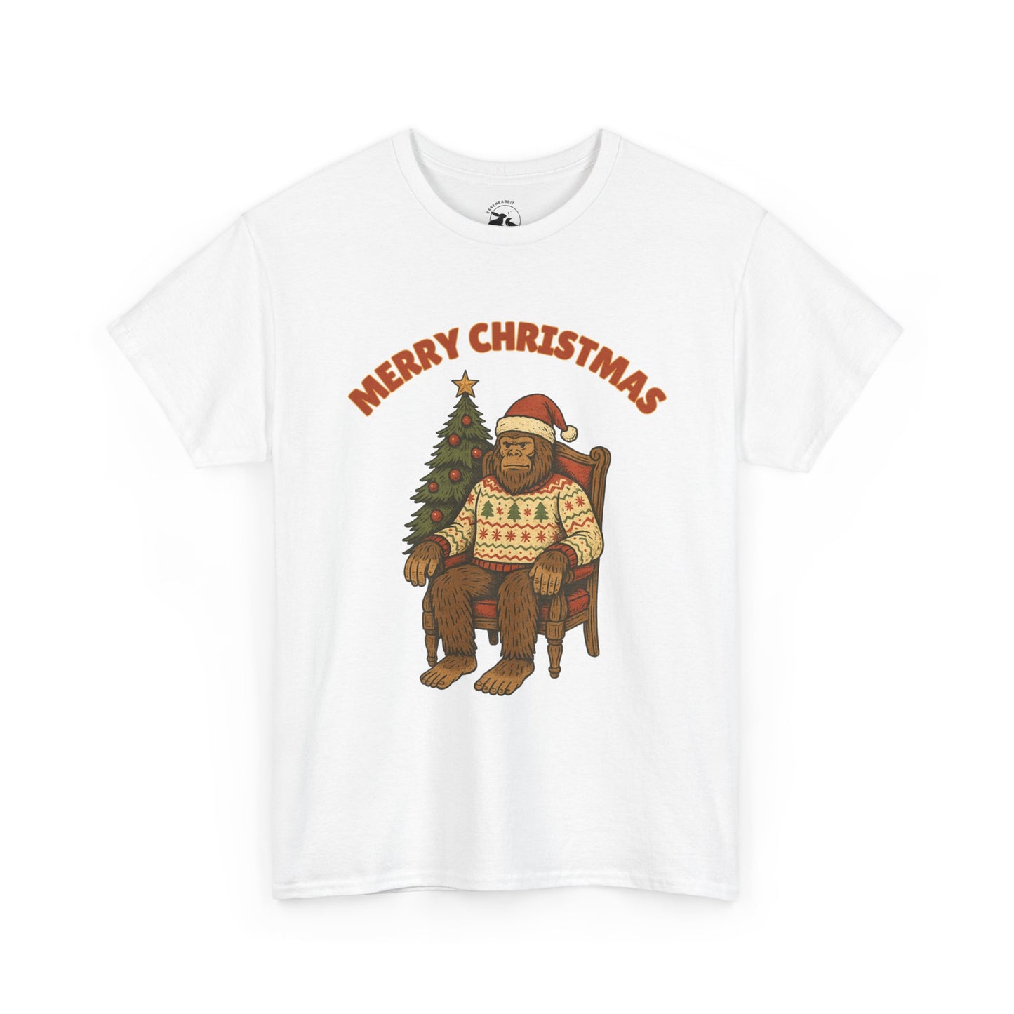 Bigfoot Christmas Spirit Tee – Cozy Sasquatch Holiday Shirt