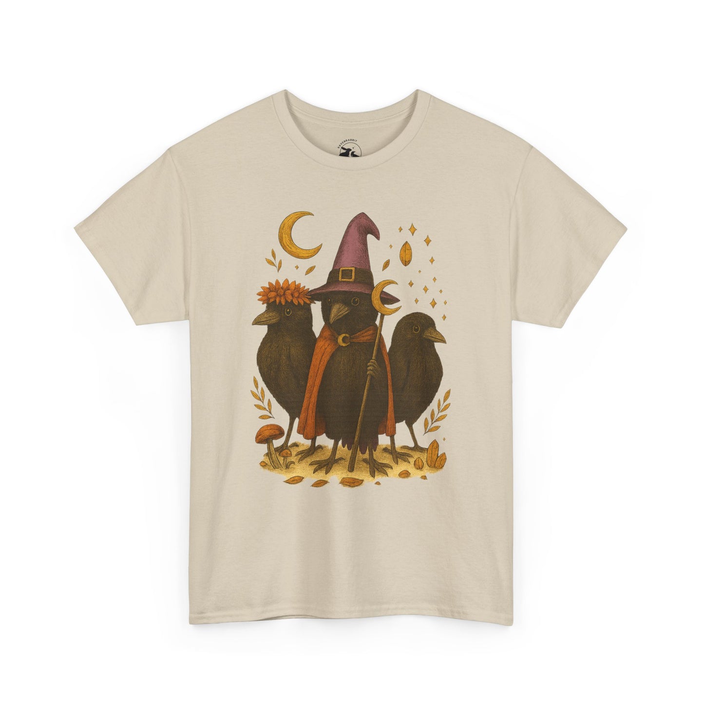 The Mystic Ravens Tee – Druid, Wizard & Oracle Edition