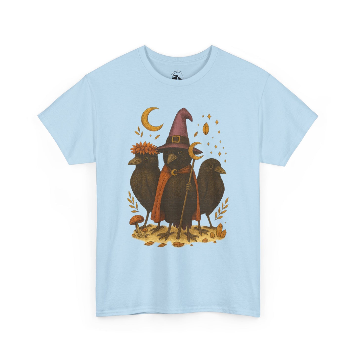 The Mystic Ravens Tee – Druid, Wizard & Oracle Edition