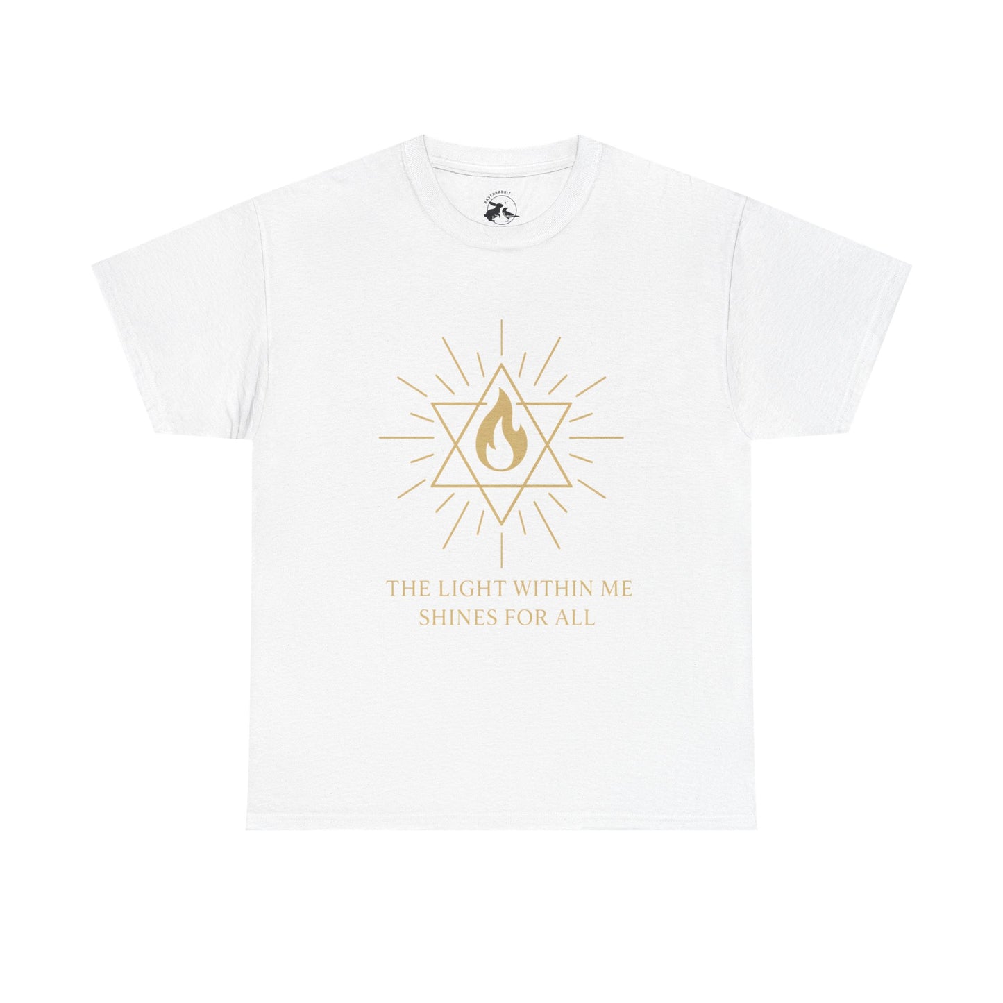 The Light Within Tee – Merkaba Flame of Awakening Graphic Shirt