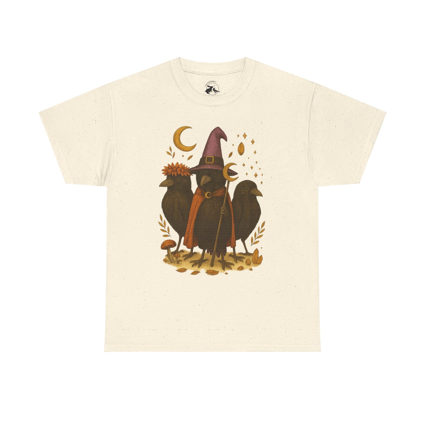 The Mystic Ravens Tee – Druid, Wizard & Oracle Edition