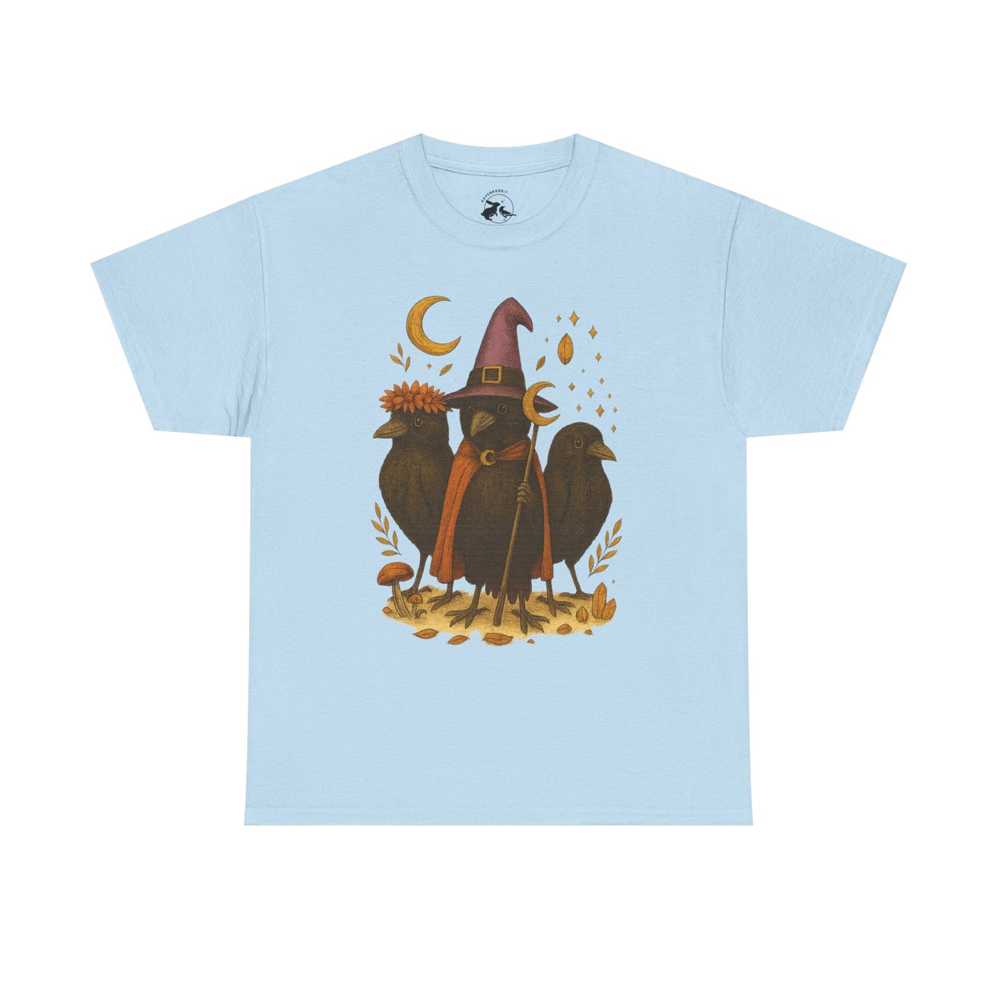 The Mystic Ravens Tee – Druid, Wizard & Oracle Edition