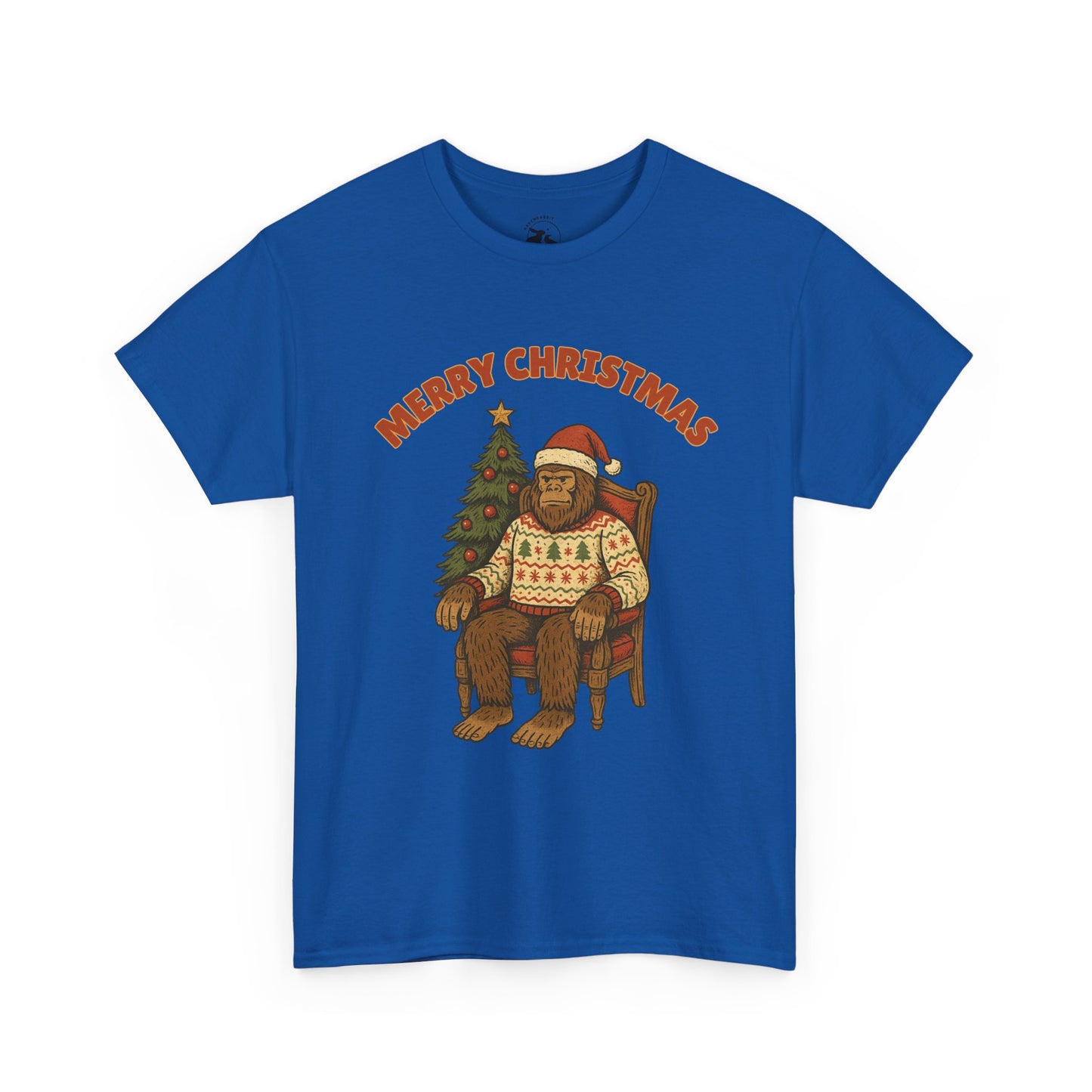 Bigfoot Christmas Spirit Tee – Cozy Sasquatch Holiday Shirt