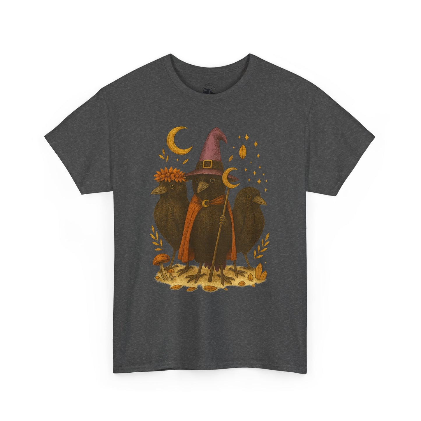 The Mystic Ravens Tee – Druid, Wizard & Oracle Edition