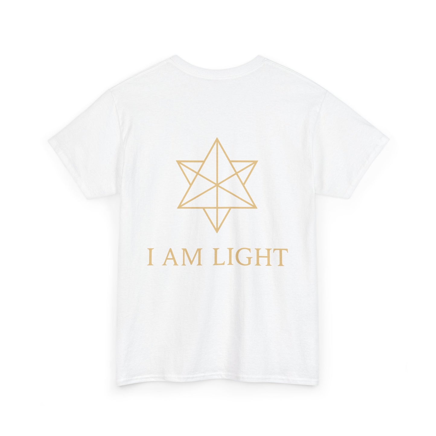 I Am Light Double-Sided Tee – Spiritual Affirmation Shirt for Christmas Gift