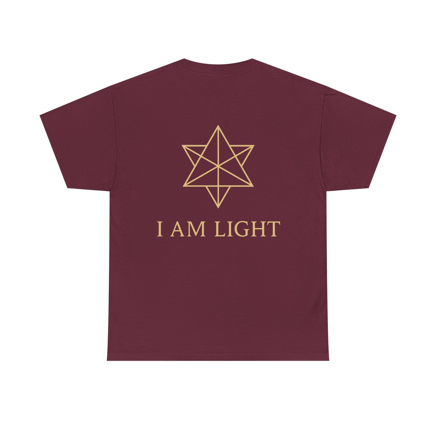 I Am Light Double-Sided Tee – Spiritual Affirmation Shirt for Christmas Gift