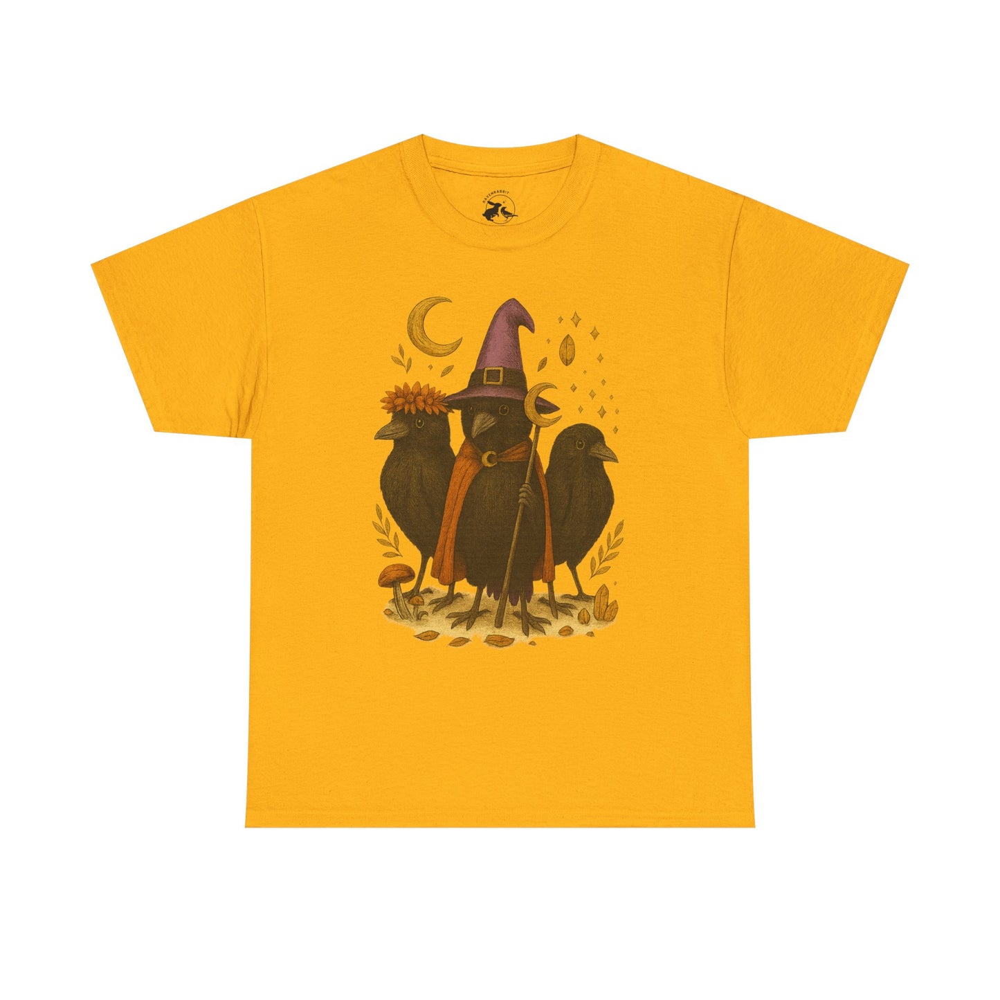 The Mystic Ravens Tee – Druid, Wizard & Oracle Edition