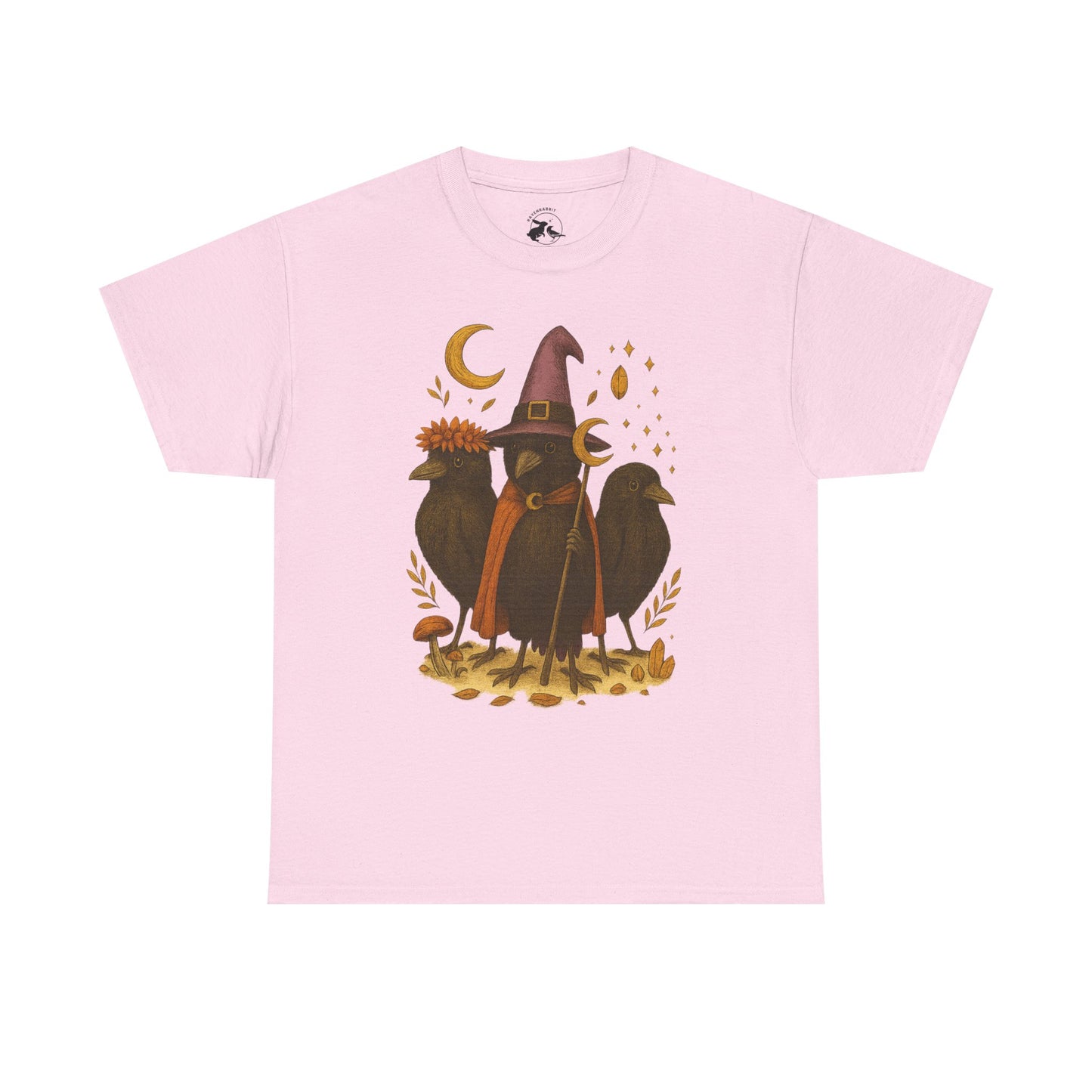 The Mystic Ravens Tee – Druid, Wizard & Oracle Edition