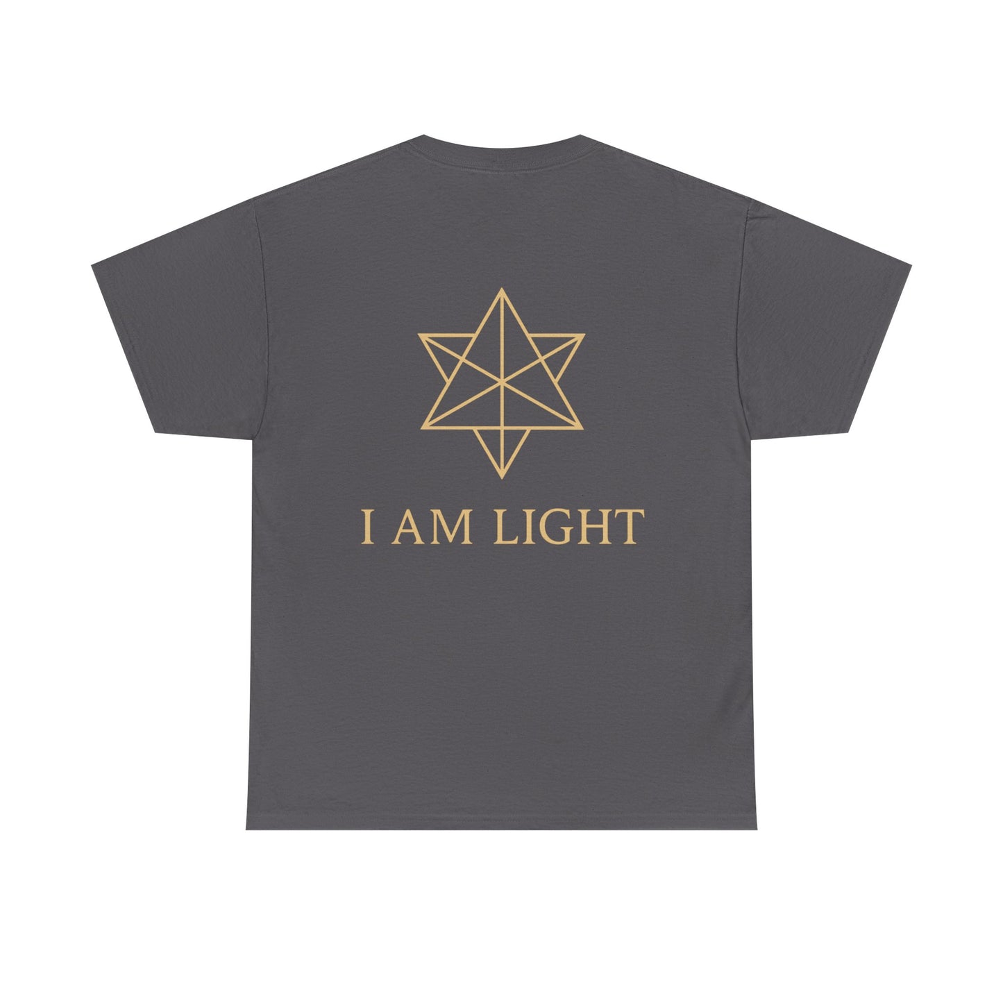 I Am Light Double-Sided Tee – Spiritual Affirmation Shirt for Christmas Gift