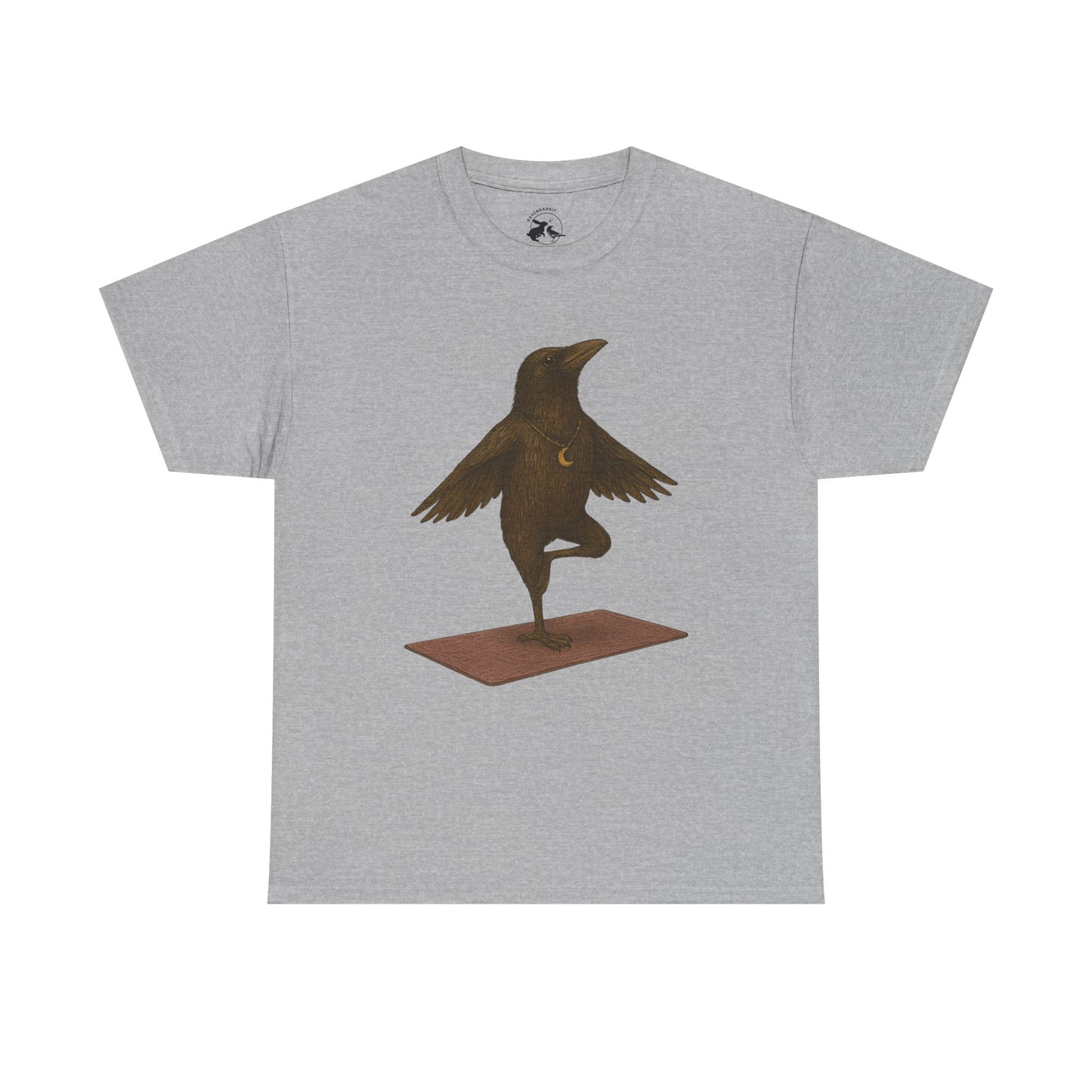The Raven Yoga Master Tee – Balance in Flight and Spirit
