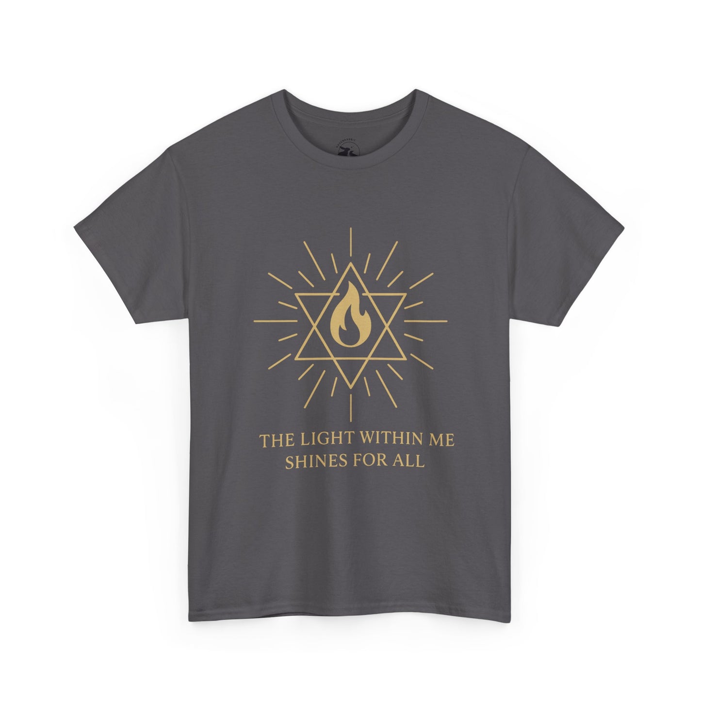 The Light Within Tee – Merkaba Flame of Awakening Graphic Shirt