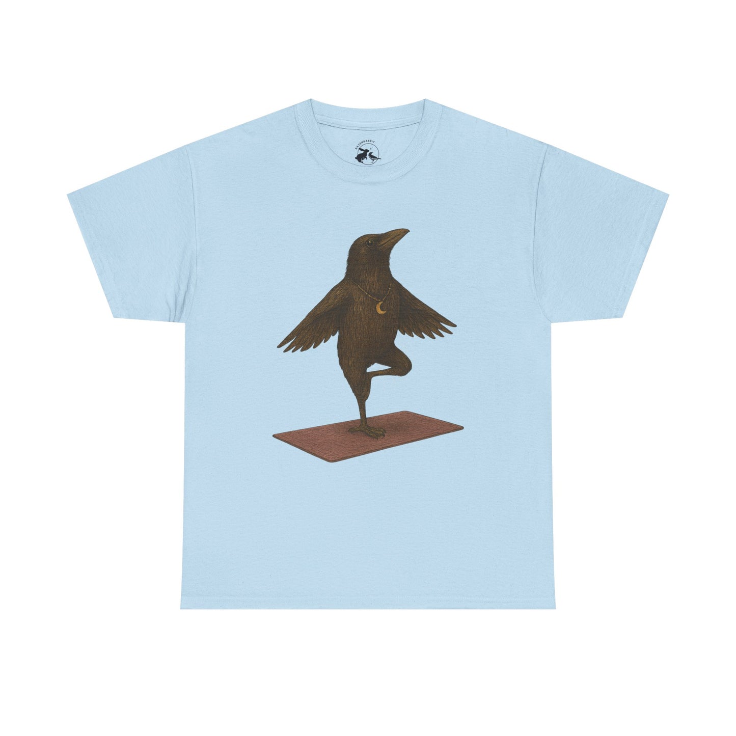 The Raven Yoga Master Tee – Balance in Flight and Spirit