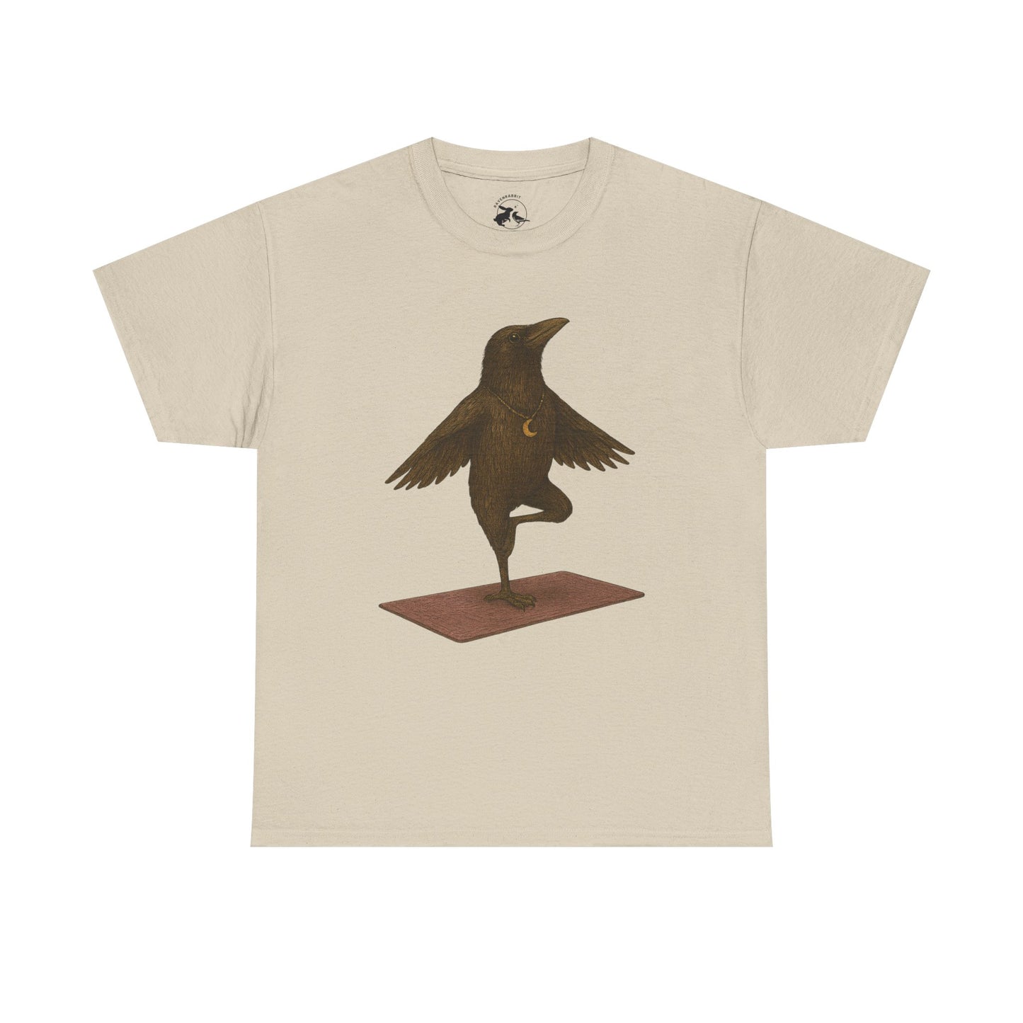 The Raven Yoga Master Tee – Balance in Flight and Spirit