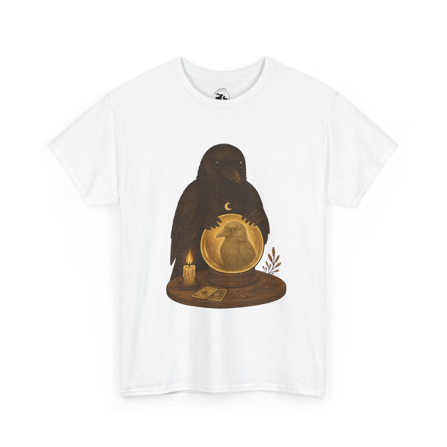 The Psychic Raven Tee – Mystical Seer of the Forest