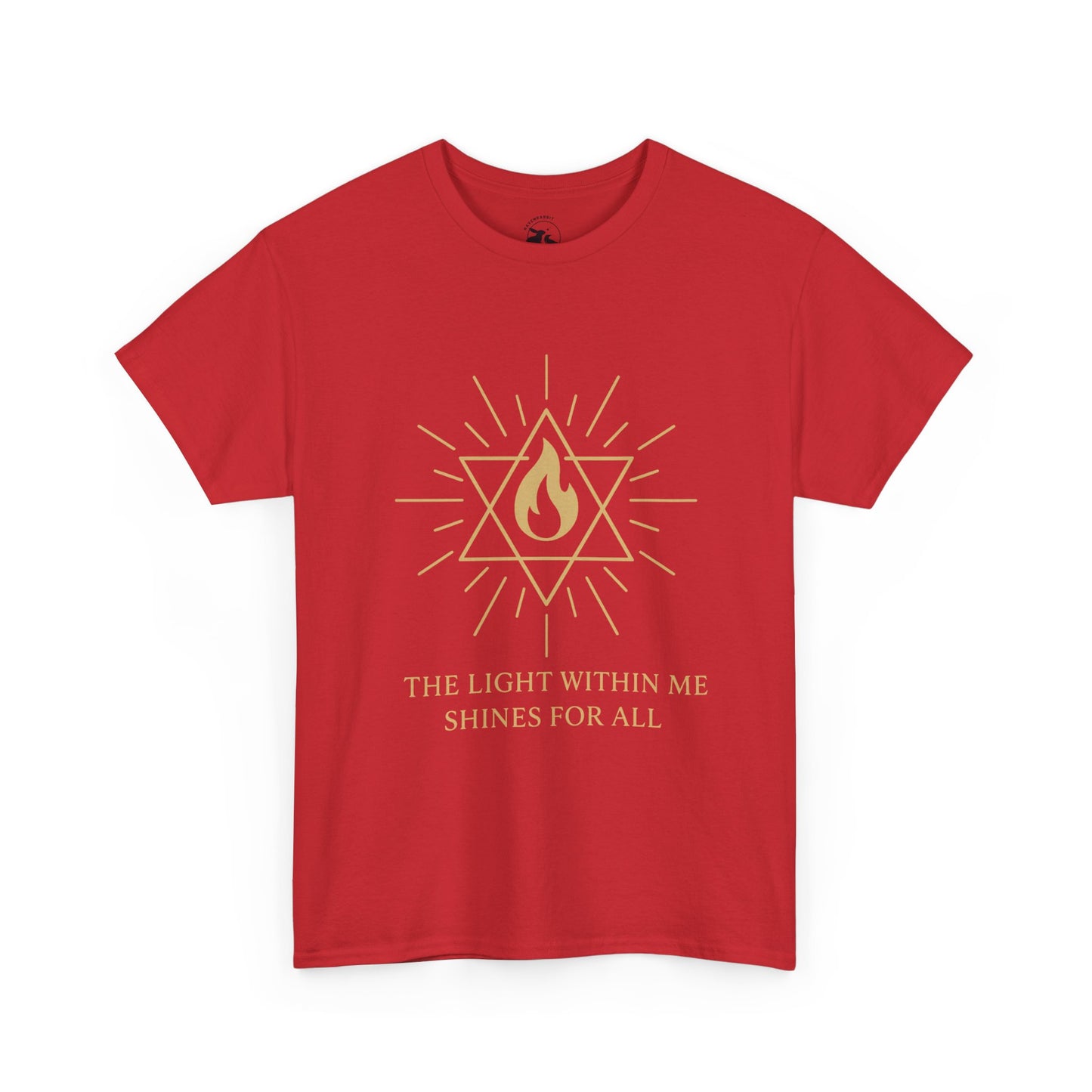 The Light Within Tee – Merkaba Flame of Awakening Graphic Shirt