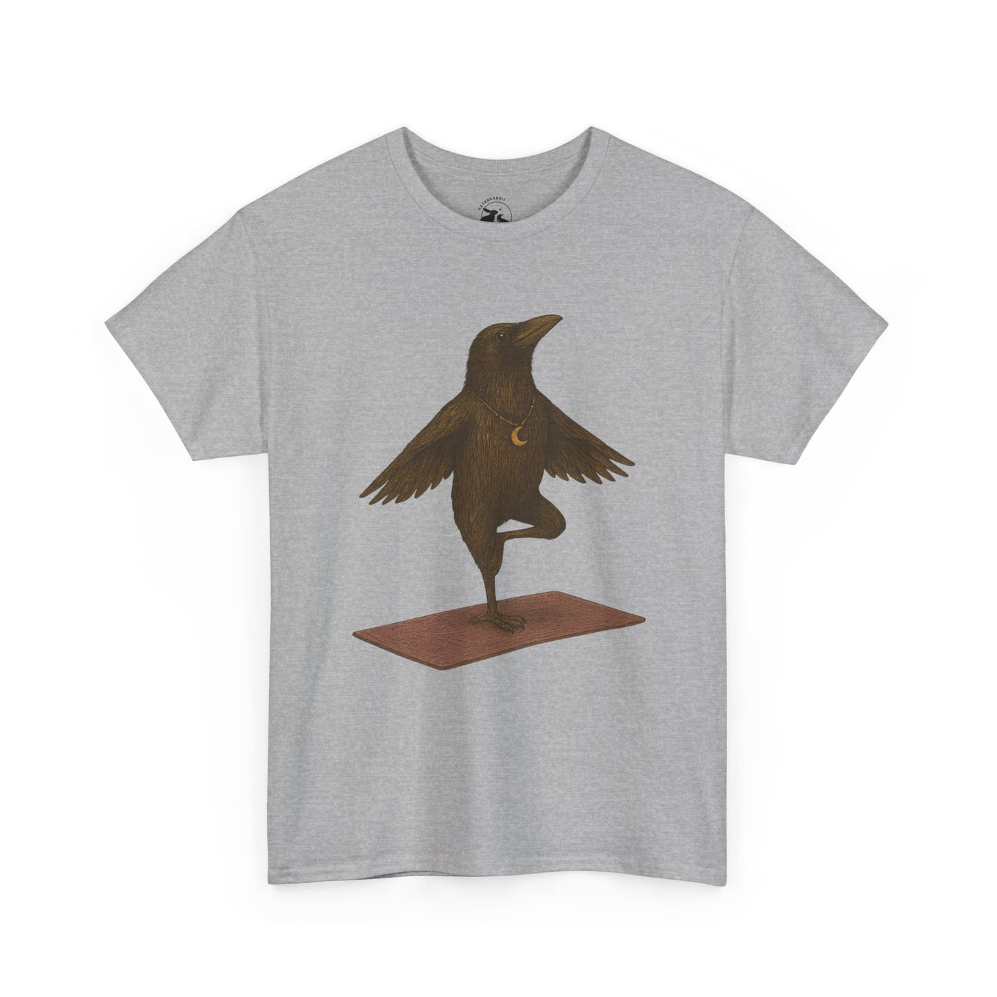 The Raven Yoga Master Tee – Balance in Flight and Spirit