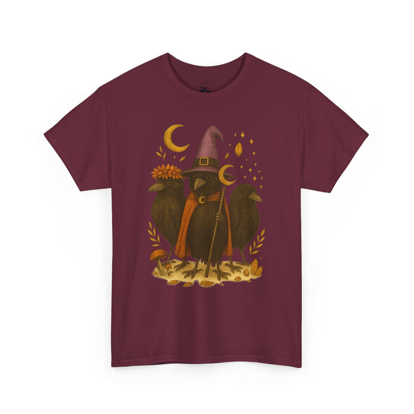 The Mystic Ravens Tee – Druid, Wizard & Oracle Edition
