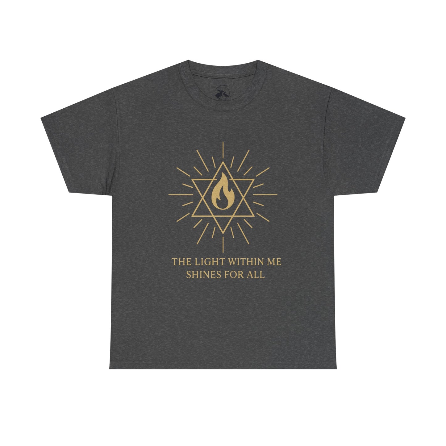 The Light Within Tee – Merkaba Flame of Awakening Graphic Shirt