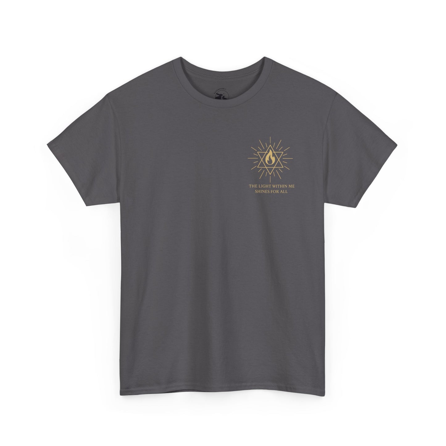 The Light Within Tee – Double Sided Merkaba Flame of Awakening Shirt