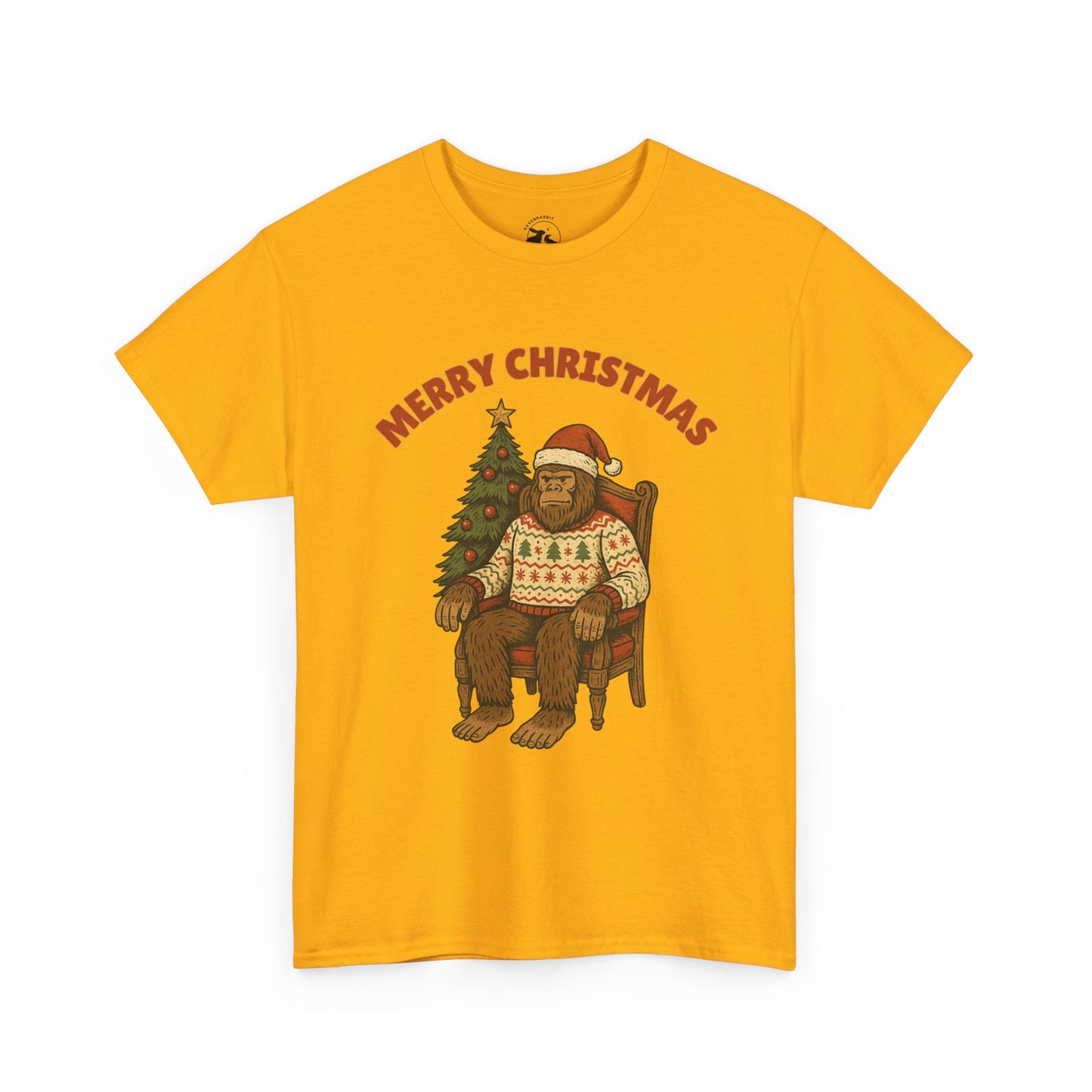 Bigfoot Christmas Spirit Tee – Cozy Sasquatch Holiday Shirt