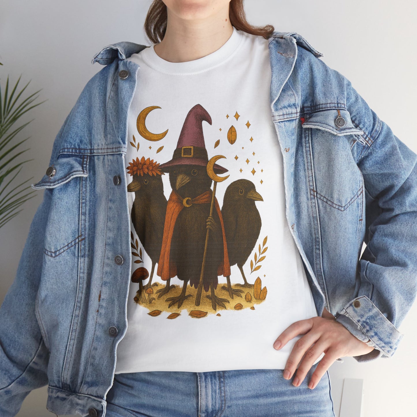 The Mystic Ravens Tee – Druid, Wizard & Oracle Edition