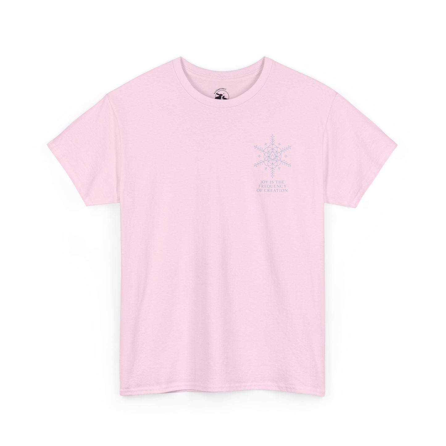 Joy Frequency Tee – Double Sided Sacred Geometry Snowflake of Creation Shirt