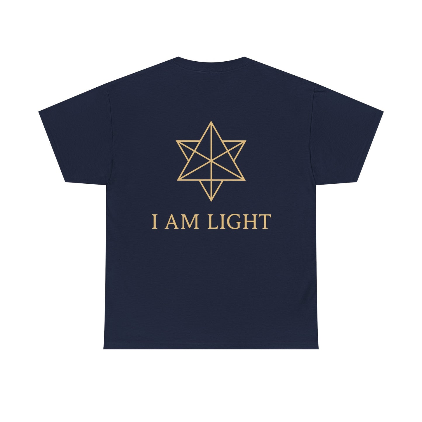 I Am Light Double-Sided Tee – Spiritual Affirmation Shirt for Christmas Gift