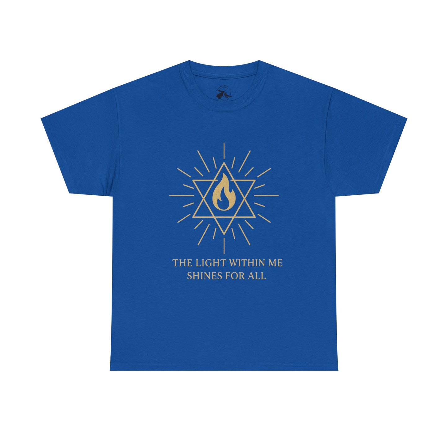 The Light Within Tee – Merkaba Flame of Awakening Graphic Shirt