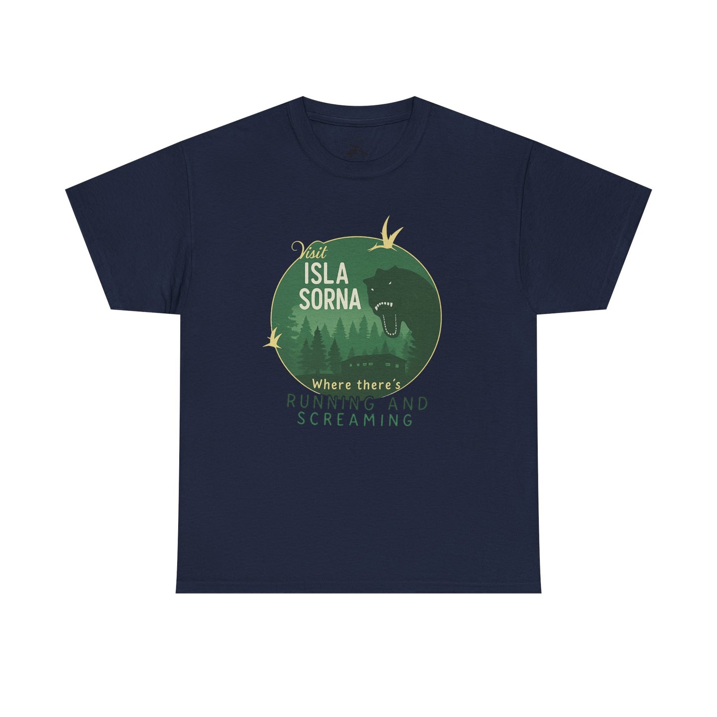 Visit Isla Sorna Retro Dinosaur Tee