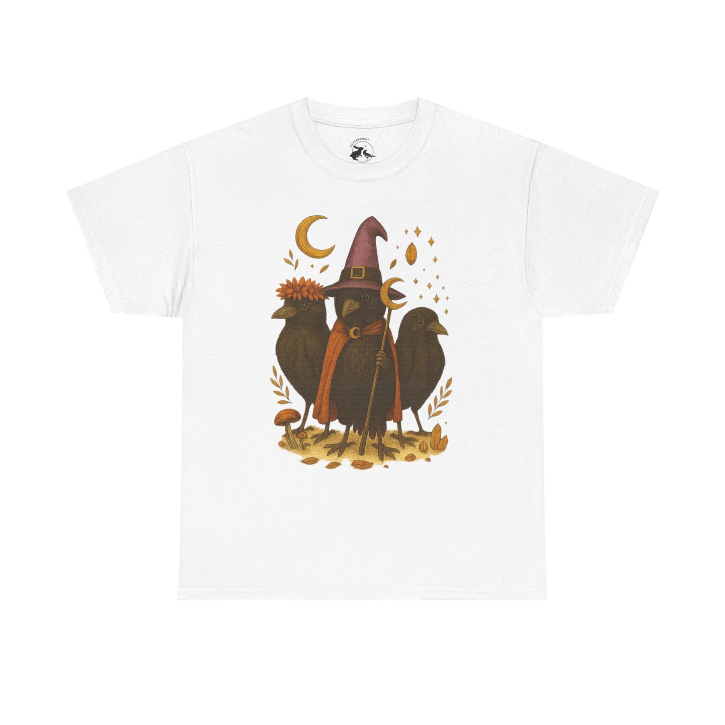The Mystic Ravens Tee – Druid, Wizard & Oracle Edition