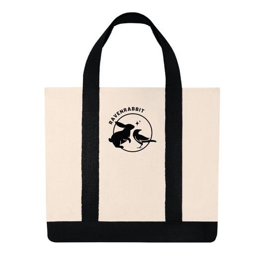 👜 RavenRabbit Tote Bag: Carry the Spirit of Indigenous Wisdom! 🐰🐦‍⬛