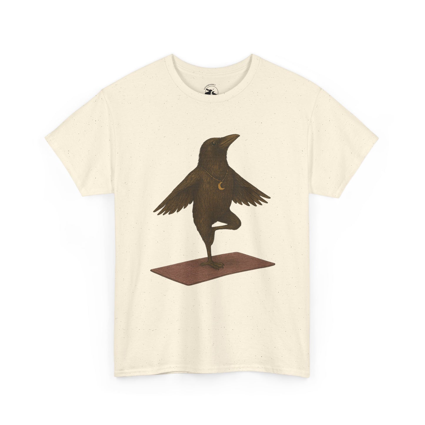 The Raven Yoga Master Tee – Balance in Flight and Spirit