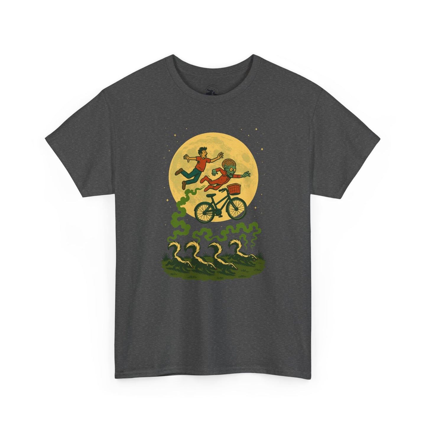 Moonlit Mayhem Retro Comic T Shirt