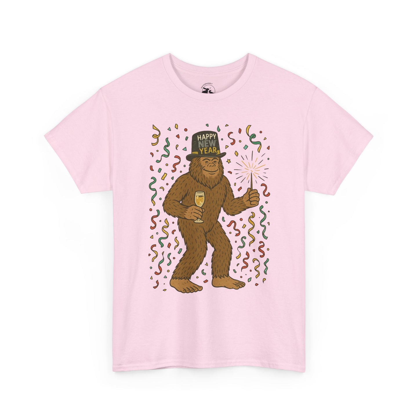 Bigfoot Midnight Celebration Tee – New Year Forest Party Shirt