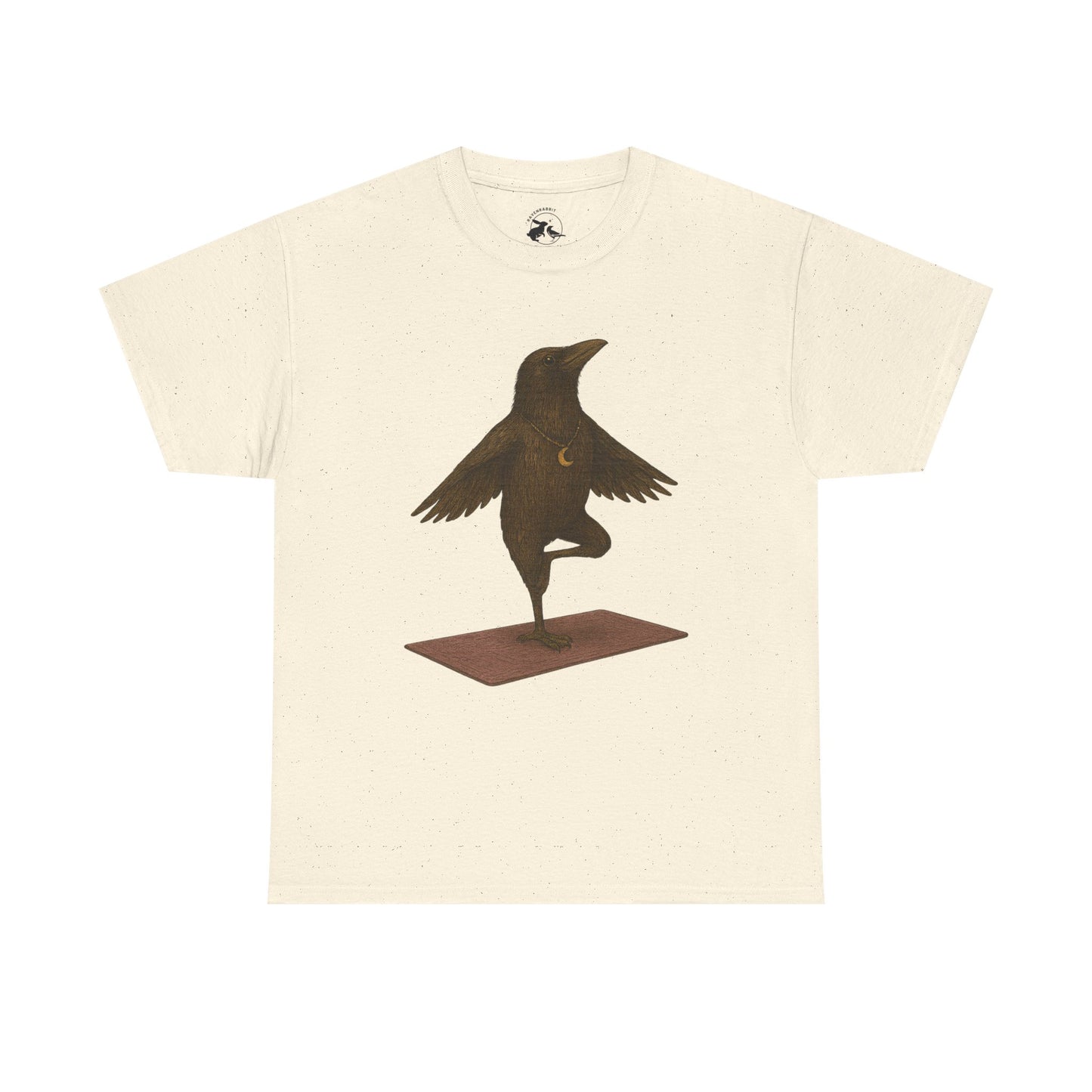The Raven Yoga Master Tee – Balance in Flight and Spirit