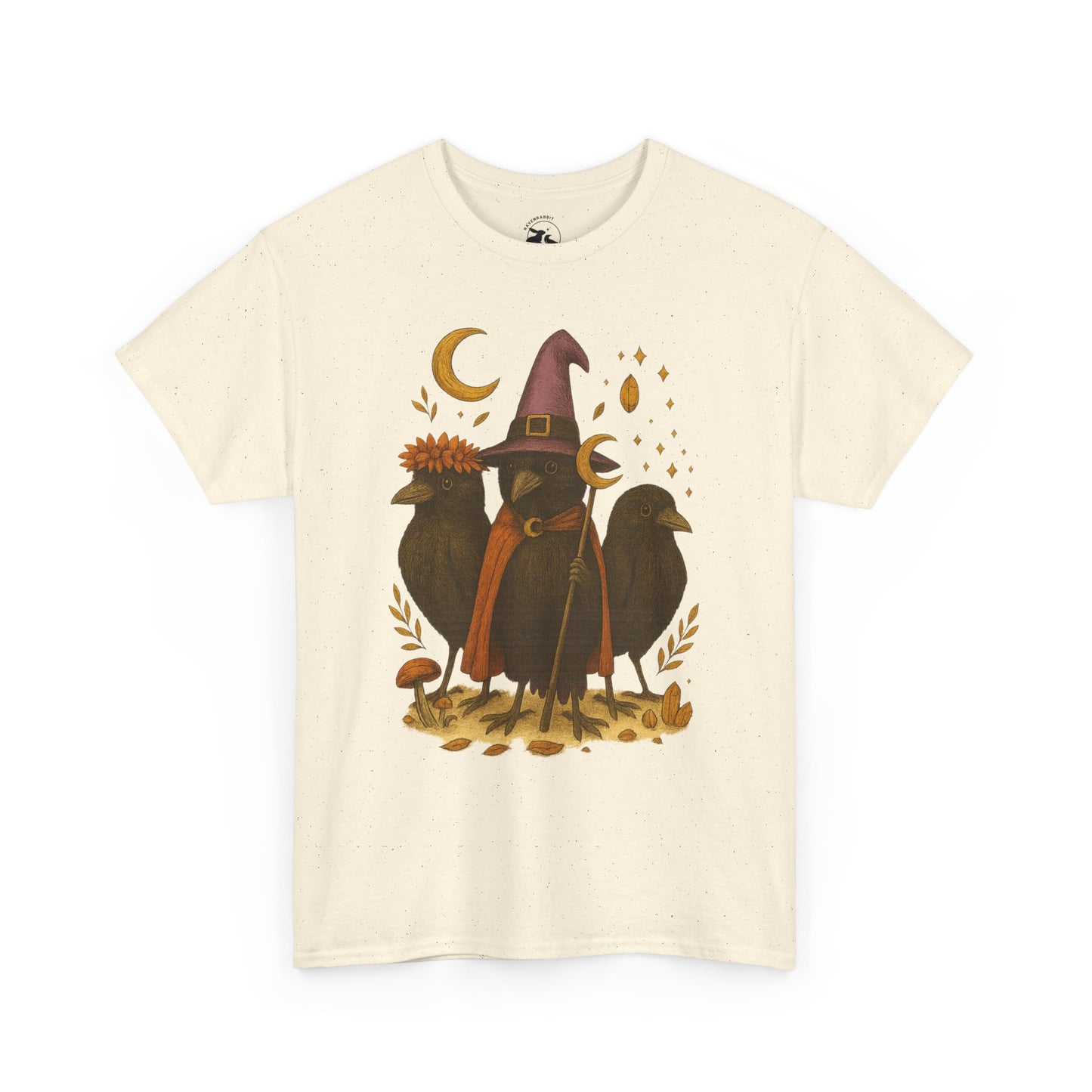The Mystic Ravens Tee – Druid, Wizard & Oracle Edition