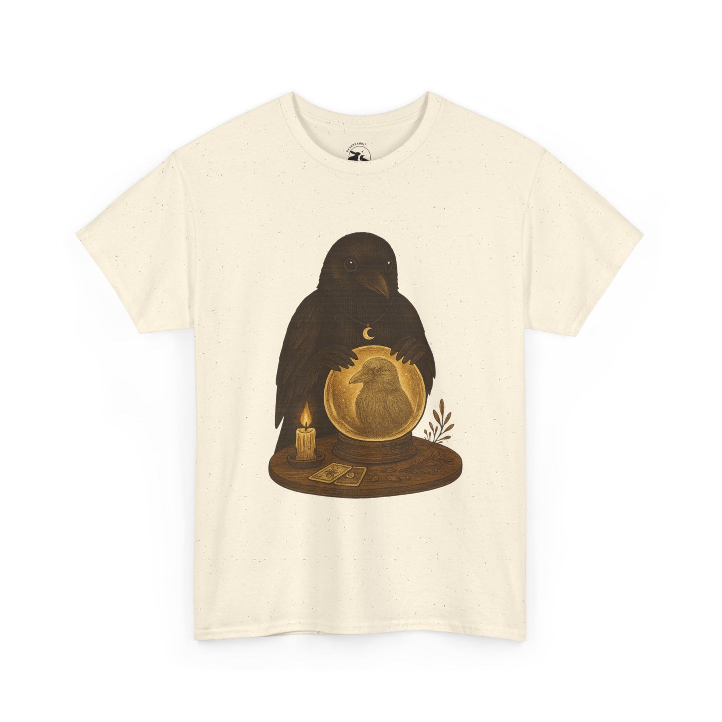 The Psychic Raven Tee – Mystical Seer of the Forest