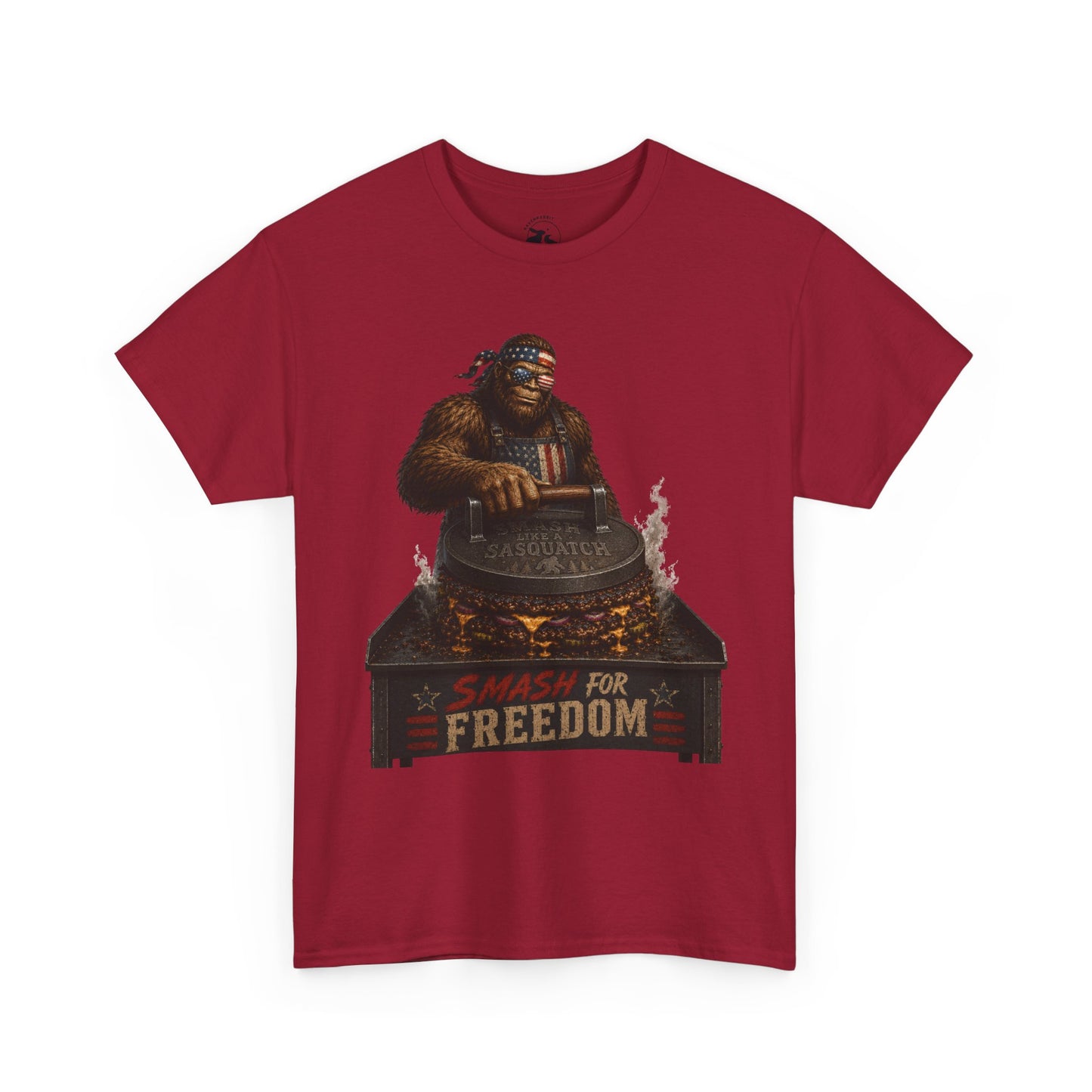 Smash For Freedom Tee – Patriotic Bigfoot BBQ Shirt