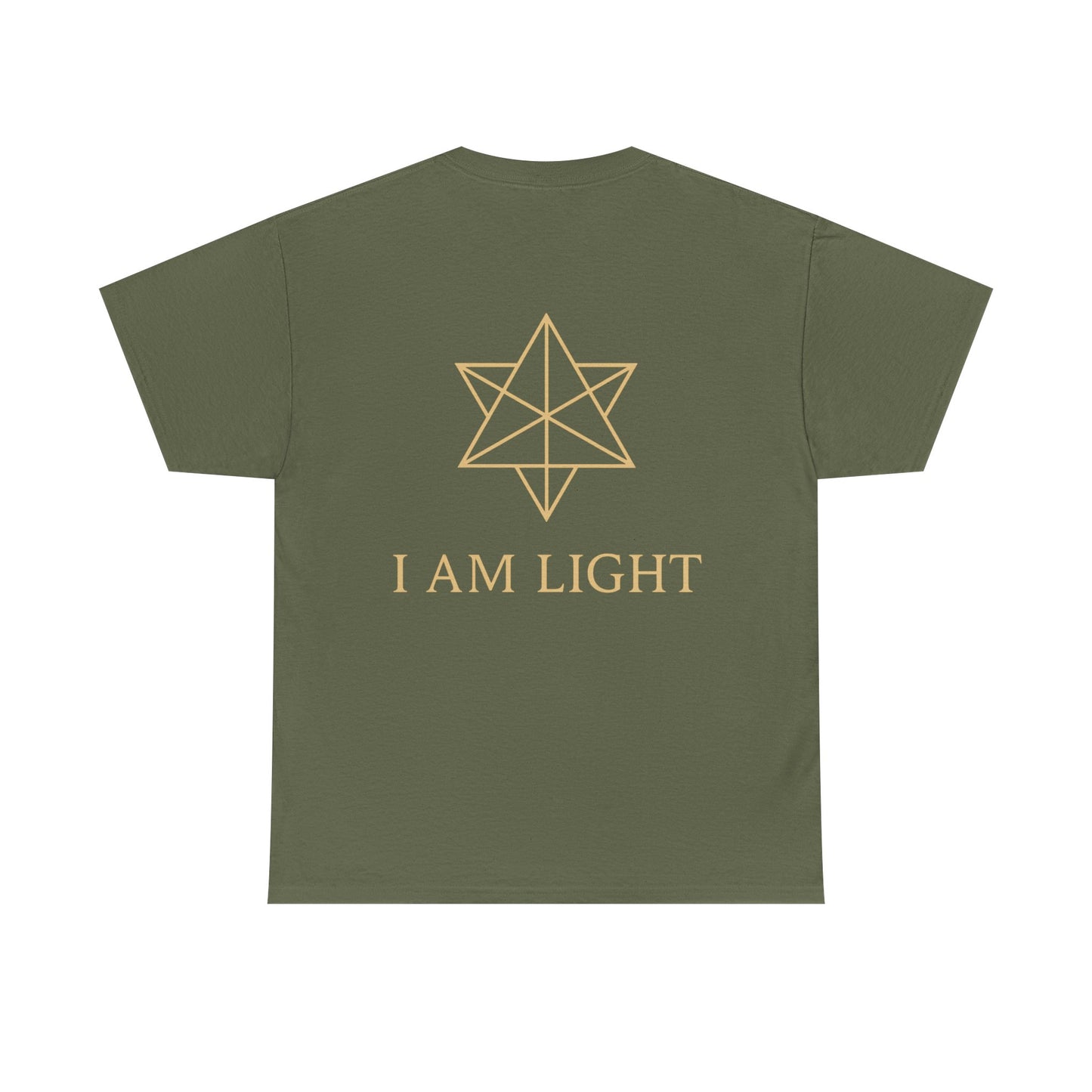 I Am Light Double-Sided Tee – Spiritual Affirmation Shirt for Christmas Gift