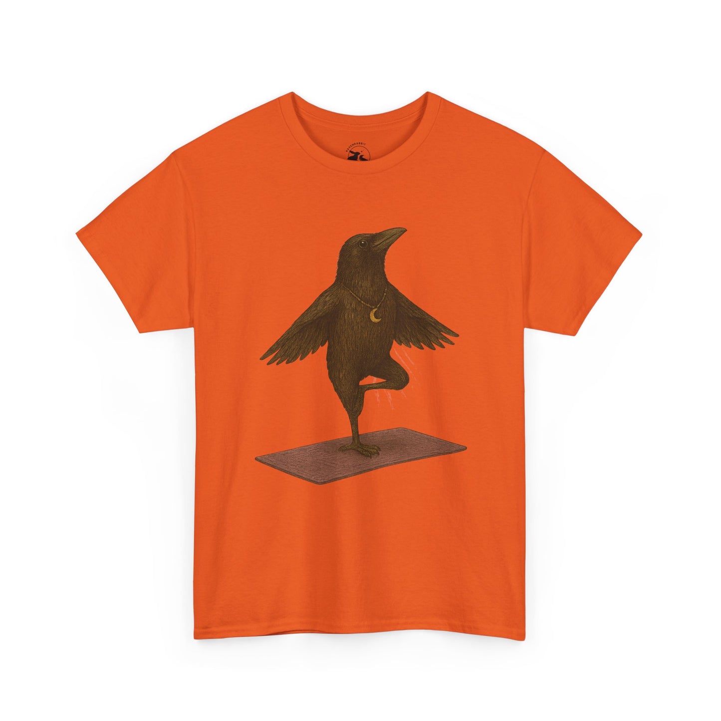 The Raven Yoga Master Tee – Balance in Flight and Spirit