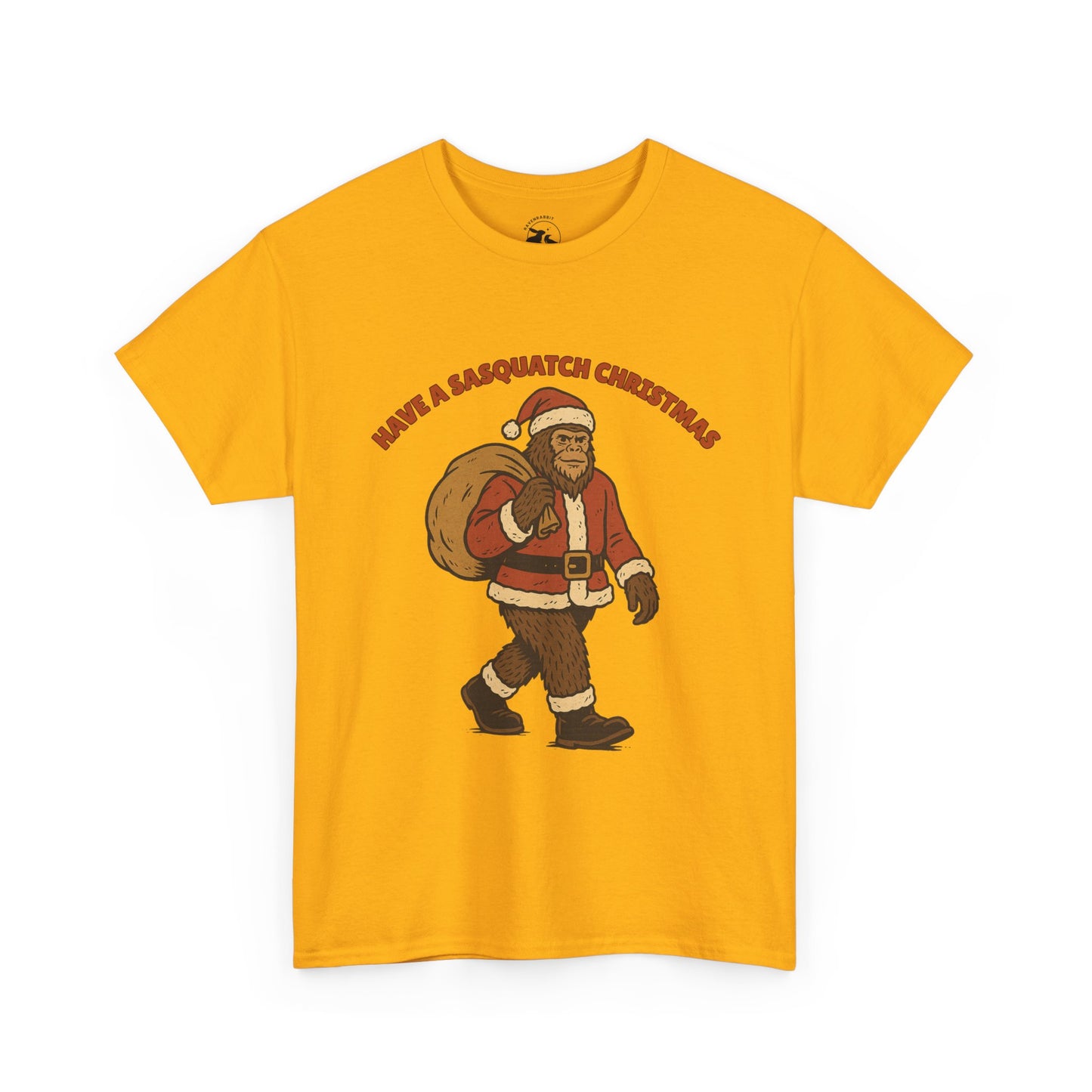 Sasquatch Christmas Tee – Festive Bigfoot Holiday Spirit Shirt
