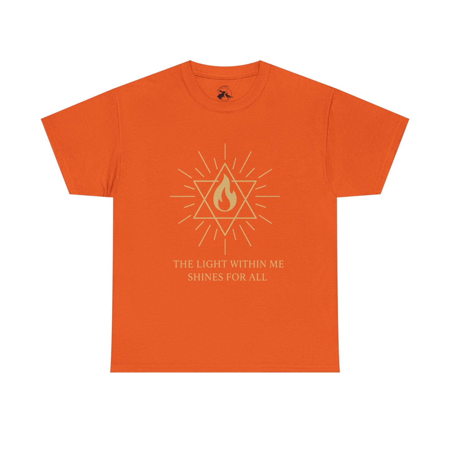 The Light Within Tee – Merkaba Flame of Awakening Graphic Shirt