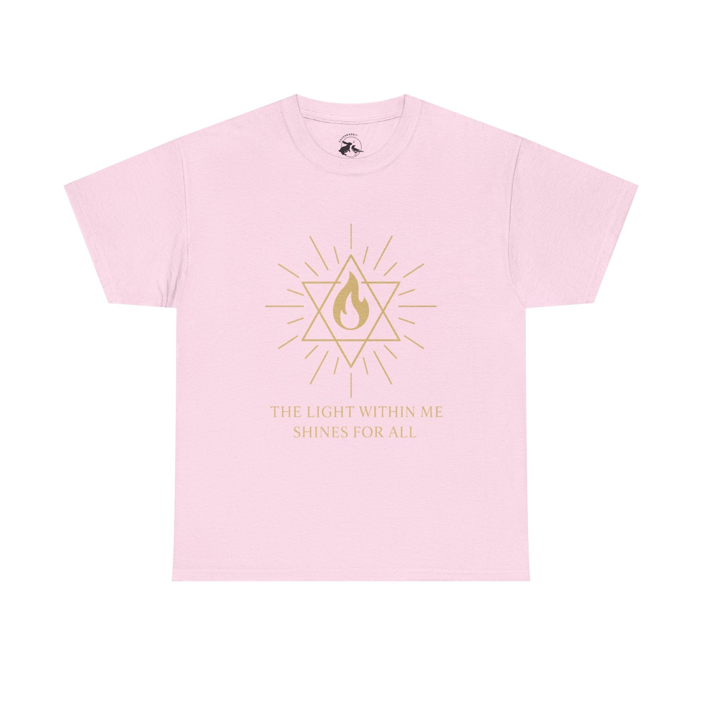The Light Within Tee – Merkaba Flame of Awakening Graphic Shirt