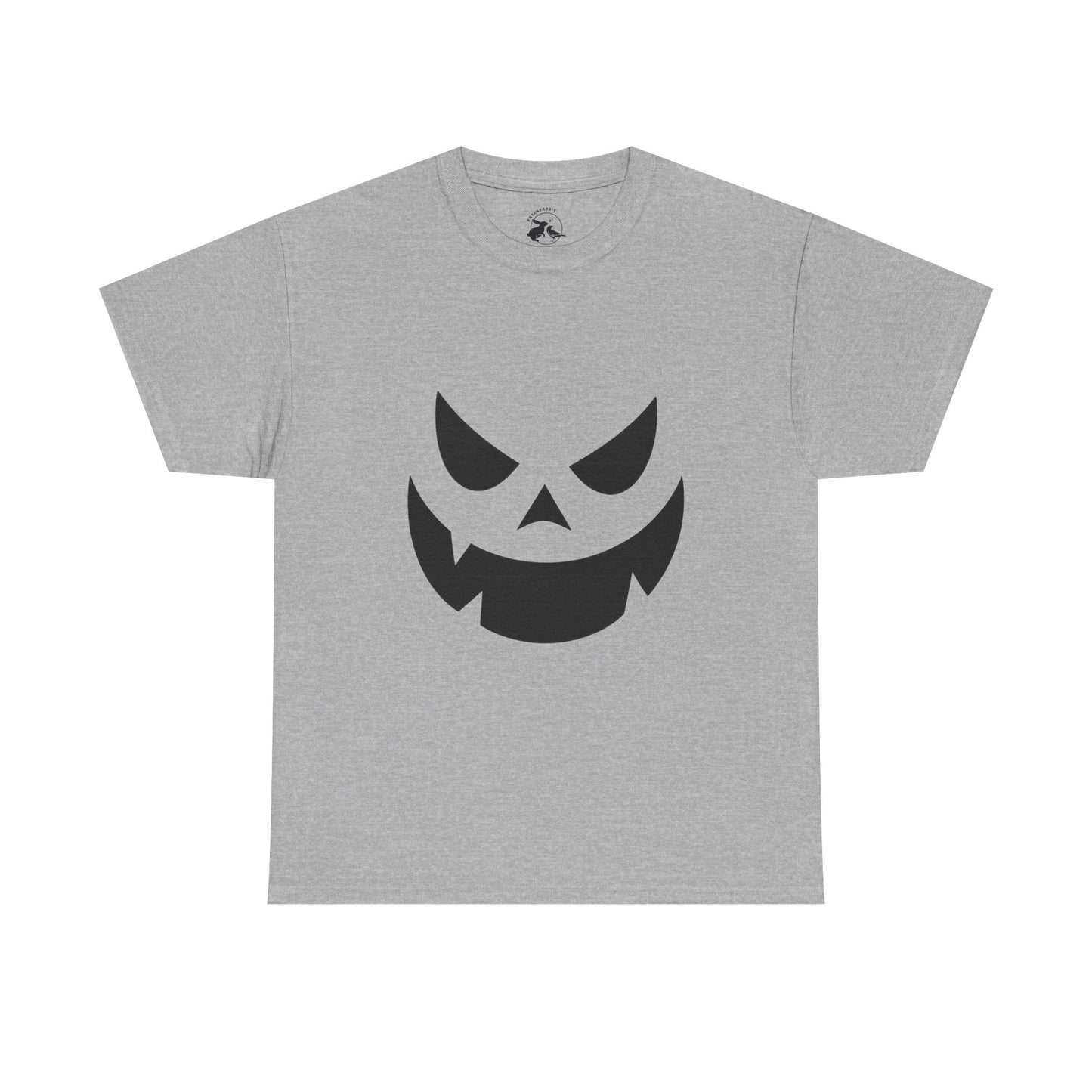 Pumpkin Scowl Tee – Fierce Halloween Graphic Shirt